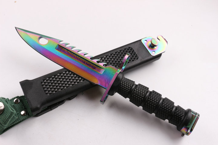 Upgraded version 95 colorful Titanium bayonet thorn UD404408
